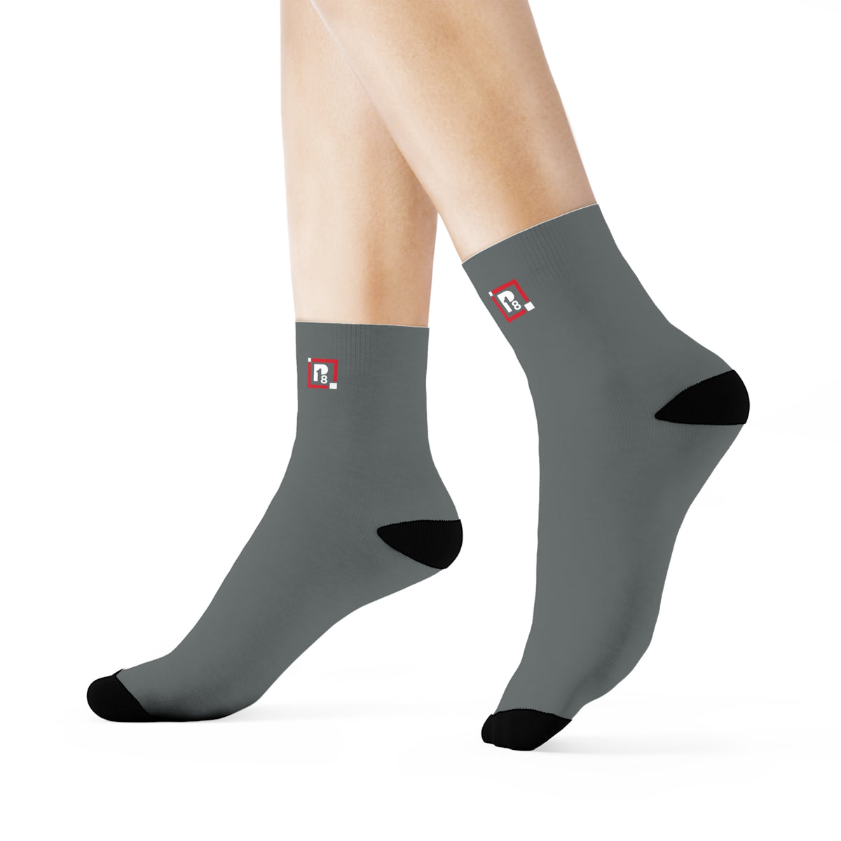 Men's Dark Grey One 28 up Crew Socks