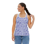 Women's Geometric Print Racerback Tank Top – Soft & Breathable