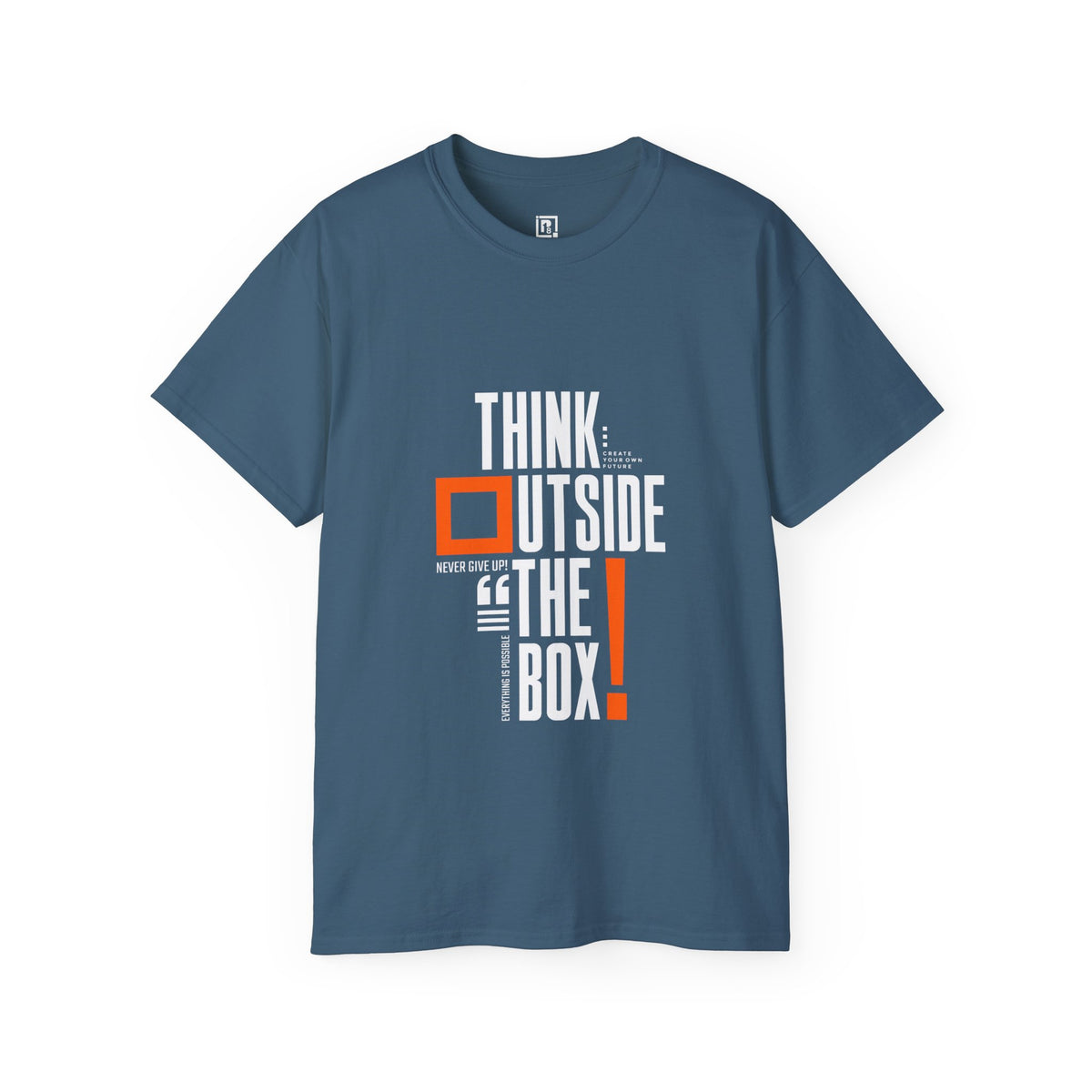 Think Out of The Box Graphic Multiple Printed Cotton T-Shirt For Men