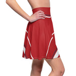 Women’s Red Skater Skirt