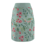 Women’s Floral Bodycon Pencil Skirt