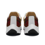 Stylish Plaid-Pattern Lightweight Sports Shoes