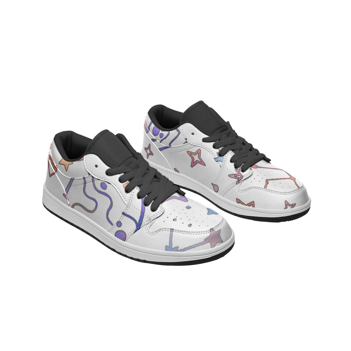 Unisex Low Top Leather Sneakers