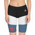 Women's Colorblock Sports Biker Shorts