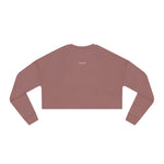 Women's "Just A Girl Who Loves Flowers" Cropped Sweatshirt