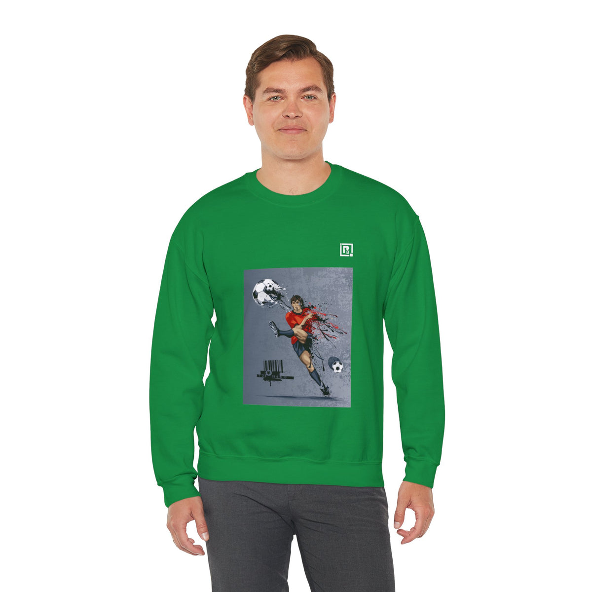 Unisex Heavy Blend Football Lovers Crew Neck Sweatshirt