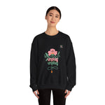 Women's "Unplug Unplug" Floral Sweatshirt
