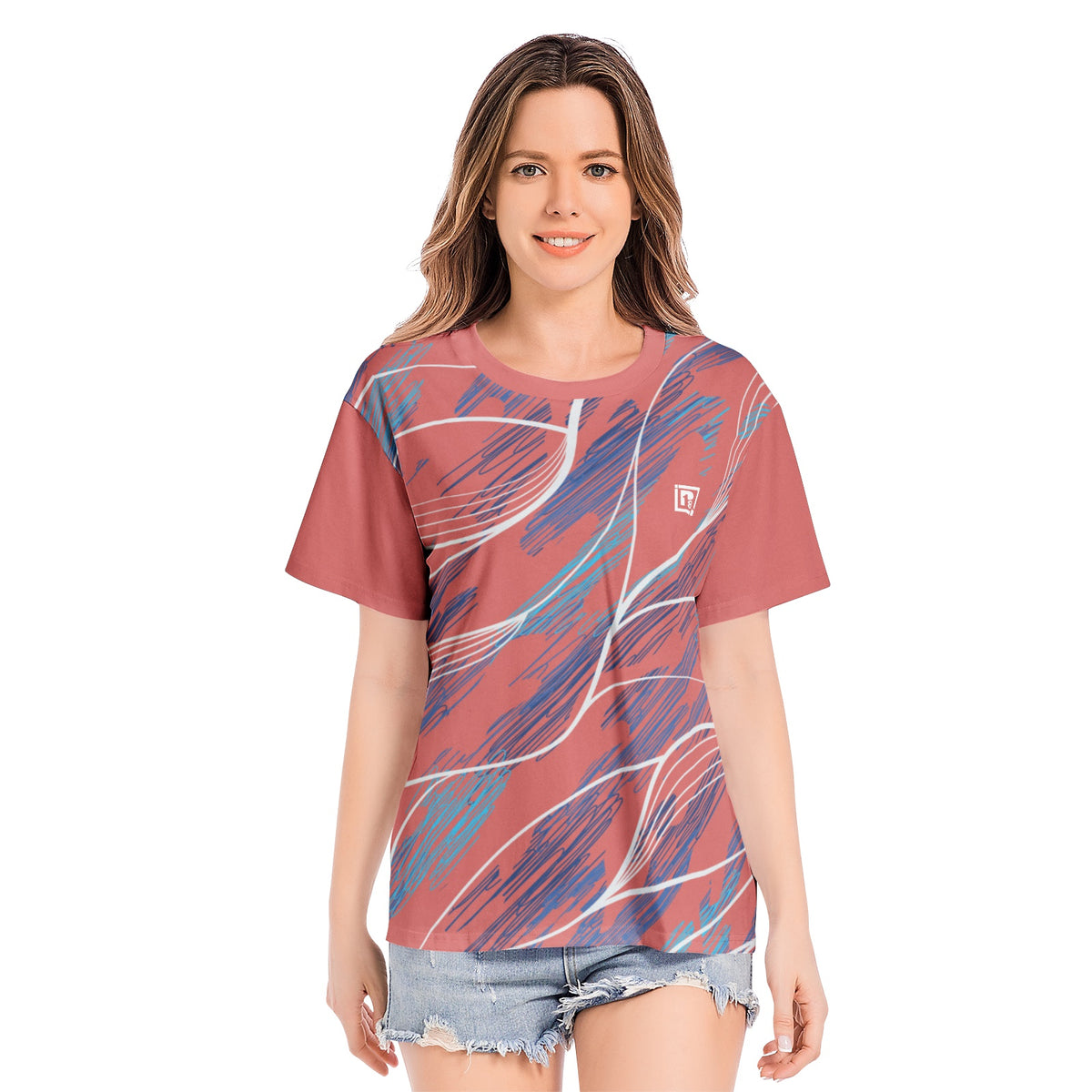 Unisex All-Over Print Cotton T-shirts