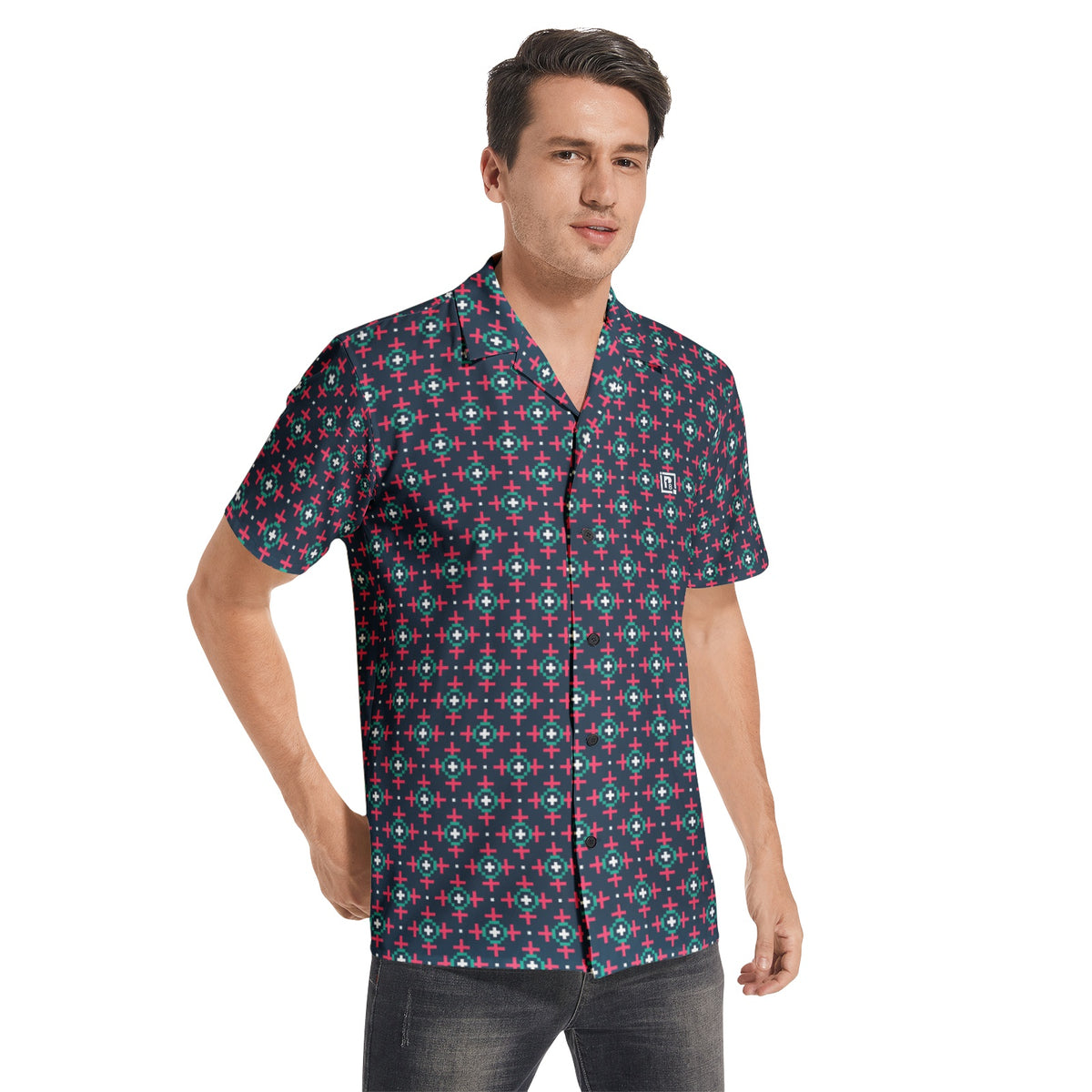 Men's All-over print Short Sleeve Shirts