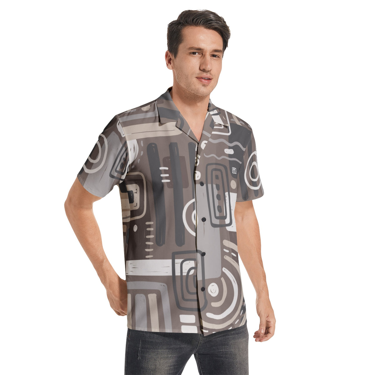 Men's All-over print Short Sleeve Shirts