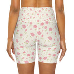 Women's Floral High-Waist Biker Shorts