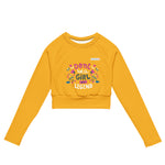 Women's "Don't Be A Girl, Be A Legend" Long-Sleeve Crop Top