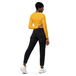Women's "Don't Be A Girl, Be A Legend" Long-Sleeve Crop Top