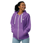 Women’s Purple Zip-Up Hoodie