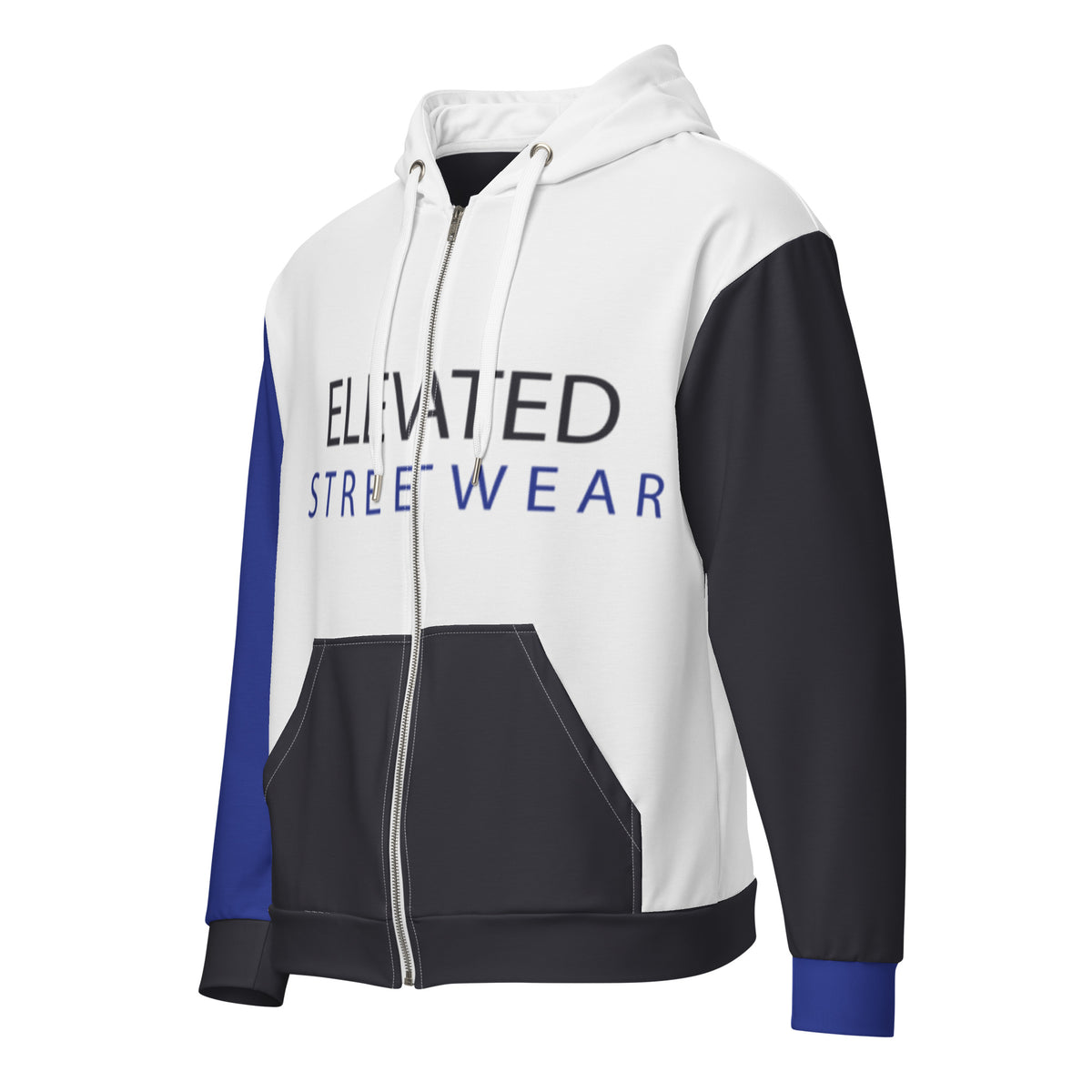 Full Sleeve Color Block Unisex Zip Hoodie | Elevated Streetwear