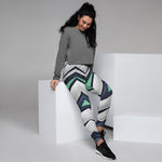 Women's Abstract Chevron Jogger Pants
