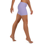 Women's Lavender High-Waist Biker Shorts