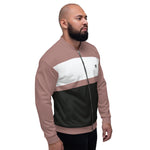 Men's Full Sleeve Multicolor Print Bomber Jacket