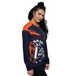 Women's Fierce Lion Graphic Bomber Jacket