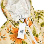 Women's Floral Cropped Windbreaker Jacket