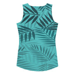 Women's Tropical Palm Print Sleeveless Bodysuit – Chic, Trendy & Comfortable