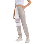 Women's Two-Tone Graphic Jogger Sweatpants