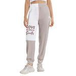 Women's Two-Tone Graphic Jogger Sweatpants