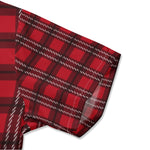 Men’s Red & Black Checkered Short Sleeve Shirt