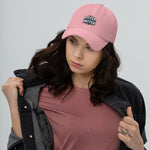 Pitter Patter Embroidered Pink Dad Cap