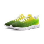 Men’s Gradient Green-Yellow Athletic Sneakers