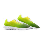 Men’s Gradient Green-Yellow Athletic Sneakers