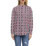 Women’s Striped Button-Up Shirt – Bold, Chic & Versatile