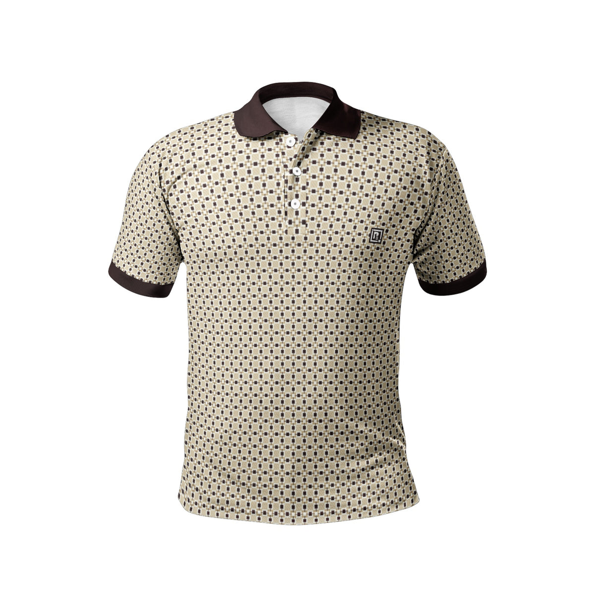 Men's All-Over-Print Polo Shirts