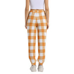 Women's Checkered Jogger Sweatpants