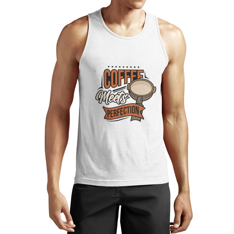 Men's Performance Cotton Tank Top Shirt