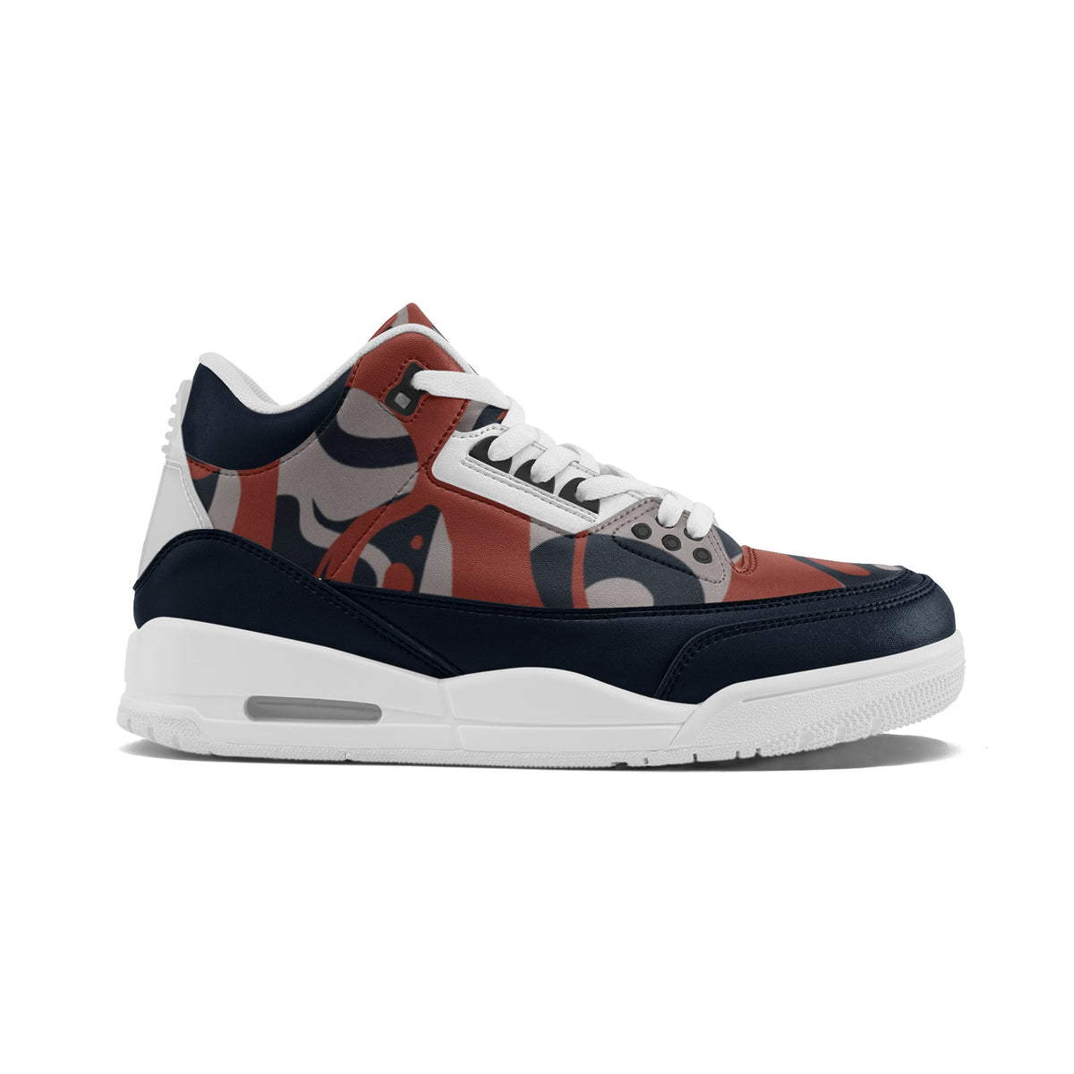 Unisex Non Slip Sneakers Lace Up Fashion Shoes