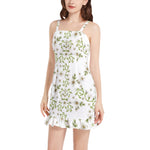 Women’s Strappy Mini Dress – White Garden Lace Edition by Progressive18