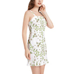 Women’s Strappy Mini Dress – White Garden Lace Edition by Progressive18