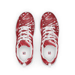 Men’s Red Abstract Running Sneakers