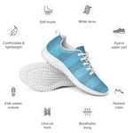 Men’s Blue Gradient Running Sneakers