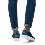 Men's Navy Blue Slip-On Shoes