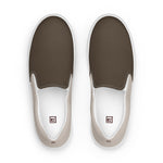 Men's Brown & Beige Slip-On Shoes
