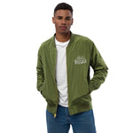 Men’s Olive Green Bomber Jacket – Sleek, Lightweight & Versatile