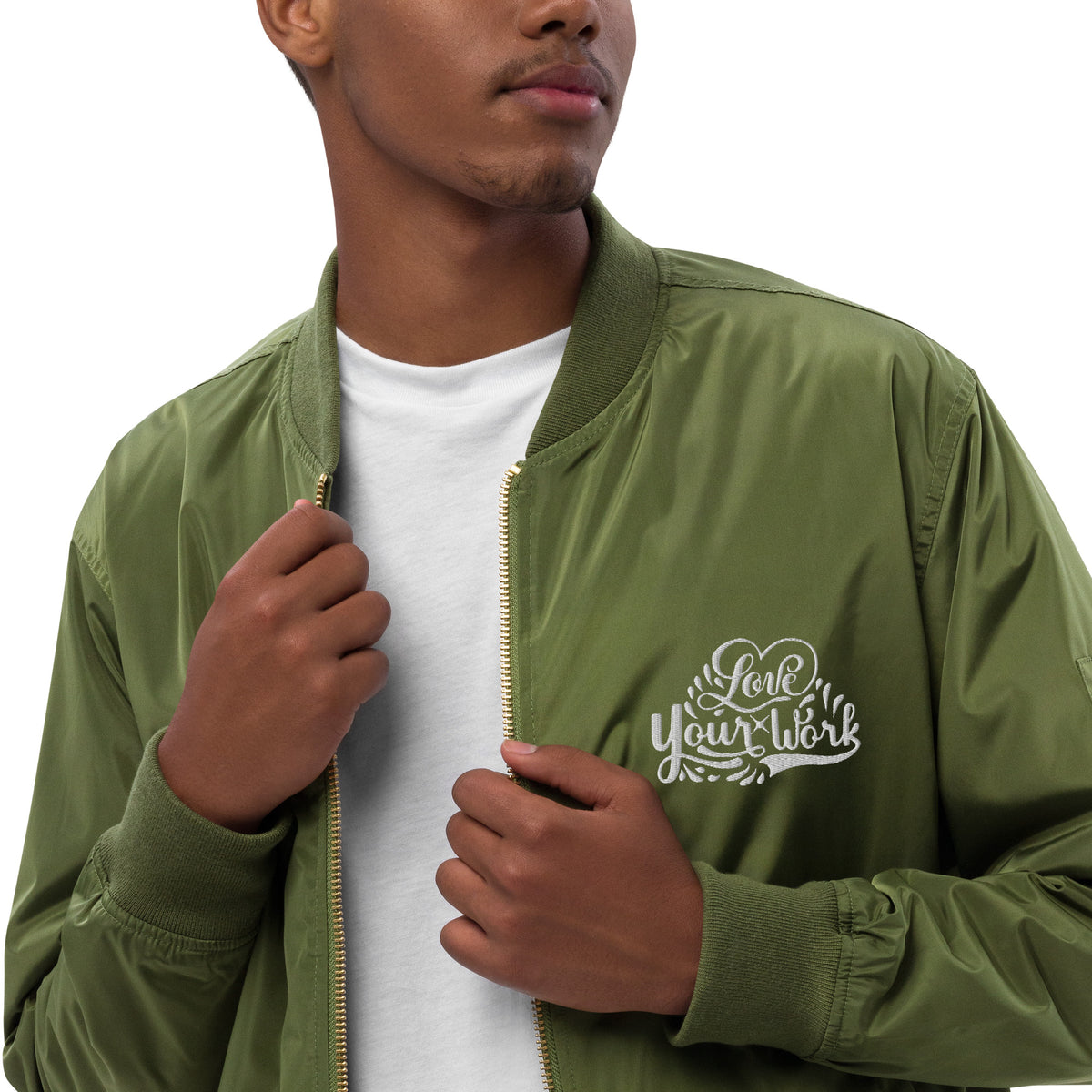 Premium recycled bomber jacket