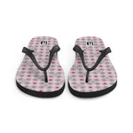 Women's Abstract Mosaic Flip Flops