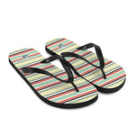 Men’s Striped Flip-Flops