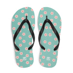 Women's Mint Blossom Flip Flops