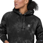 Women’s Black Tie-Dye Hoodie