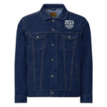 Women's Dark Blue Denim Jacket – ""Life is Short"" Casual Streetwear
