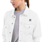 Women's Classic White Denim Jacket